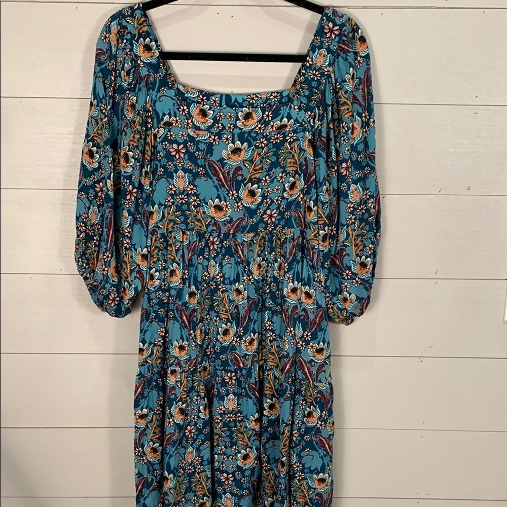 Maurices maternity baby doll style mini dress Floral size large